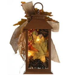 Christmas Central 12" LED Lighted Fall Harvest Sunflower Lantern -Northlight Shop dnat rah sk2533a 1 3 65108.1634038259