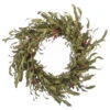 Christmas Central Swirl Grass Artificial Thanksgiving Wreath - 22-Inch, Unlit