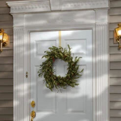 Christmas Central Swirl Grass Artificial Thanksgiving Wreath - 22-Inch, Unlit -Northlight Shop dnat rahv da102w 1 3 76346.1587645145
