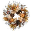 Christmas Central Pinenut Artificial Thanksgiving Wreath - 22-Inch, Unlit -Northlight Shop dnat rahv y18809w 1 75021.1664293227