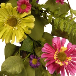 Christmas Central 22” Gerbera Daisy Flower Wreath -Northlight Shop dnat ras 403734w 2 23883.1631812656