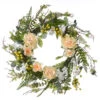 Christmas Central Yellow And Green Spring Flower Artificial Wreath - 20-Inch, Unlit -Northlight Shop dnat ras gfiw5015 1 1 61679.1587645145