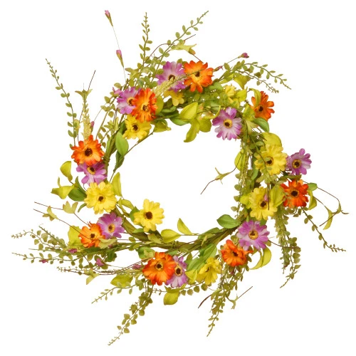 Christmas Central Floral Artificial Wreath - 20-Inch 3 Christmas Central Floral Artificial Wreath - 20-Inch