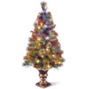 48" Pre-Lit Potted Crestwood Spruce Medium Artificial Christmas Tree – Multicolor LED Lights -Northlight Shop dnat szcw7 105l 40 1 29475.1587645073