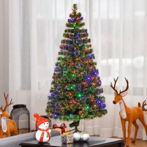 72" X 33” Pre-Lit Artificial Christmas Tree – Multi LED Lights 4 72" X 33” Pre-Lit Artificial Christmas Tree – Multi LED Lights - Image 2