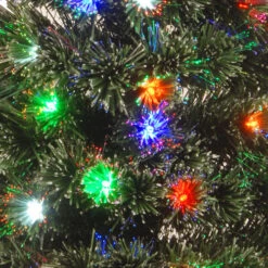 Christmas Central 3' Pre-lit Potted Fiber Optic Medium Artificial Christmas Tree, Multicolor Lights 5 Christmas Central 3' Pre-lit Potted Fiber Optic Medium Artificial Christmas Tree, Multicolor Lights -Northlight Shop dnat szex7 158l 36 2 75862.1587645142