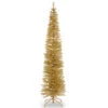 Christmas Central 7' Pencil Champagne Gold Tinsel Artificial Christmas Tree, Unlit -Northlight Shop dnat tt33 702 70 50267.1587644856