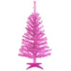Christmas Central 3' Pink Tinsel Artificial Christmas Tree, Unlit 2 Christmas Central 3' Pink Tinsel Artificial Christmas Tree, Unlit -Northlight Shop dnat tt33 706 30 1 1 70667.1587644855
