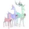 60" Pre-Lit LED Green And Purple Deer Family Outdoor Christmas Decor - 34246575 -Northlight Shop dnatdf 340001l 1 93177.1587645161