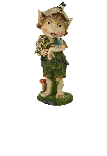 12.5" Perry The Pixie Mythical Garden Gnome Statue 3 12.5" Perry The Pixie Mythical Garden Gnome Statue