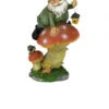14" Lantern Gnome Atop A Mushroom Garden Statue -Northlight Shop dtosc20qm211331 54104.1664898014