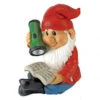 9.5" Light Flashing Gnome Hand Painted Outdoor Garden Statue -Northlight Shop dtosc20qm2530600 40221.1588362703