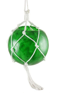 20-Count Green Ball With Rope Outdoor Christmas Light Set, 3.75ft White Wire