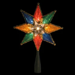 Northlight 8" Lighted Multi Color 8-Point Star Christmas Tree Topper - Clear Lights -Northlight Shop g4taufct3uiupoc0jcwpqz5jytnt1jsp 83060.1588415166