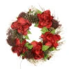 Peony Floral Artificial Christmas Wreath - 24-Inch, Unlit -Northlight Shop gayookclkf0zocq2tcktwuogdh7yhxiy 04168.1588397778