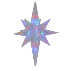 19" LED Multi-Colored 3D Bethlehem Star For Indoor/Outdoor Christmas Decor