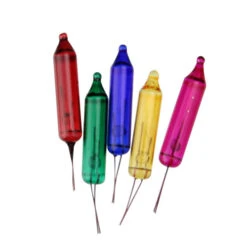 25-Count Multi-Color Push-In Mini Christmas Replacement Bulbs, 2.5 Volt