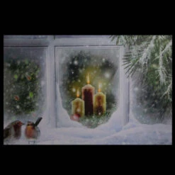 Northlight LED Lighted Snowy Window Pane And Candles Christmas Canvas Wall Art 23.5" X 15.5" 8 Northlight LED Lighted Snowy Window Pane And Candles Christmas Canvas Wall Art 23.5" X 15.5" -Northlight Shop jmaojudxqosdkq60vkauiiax4uhqei20 66564.1588369275