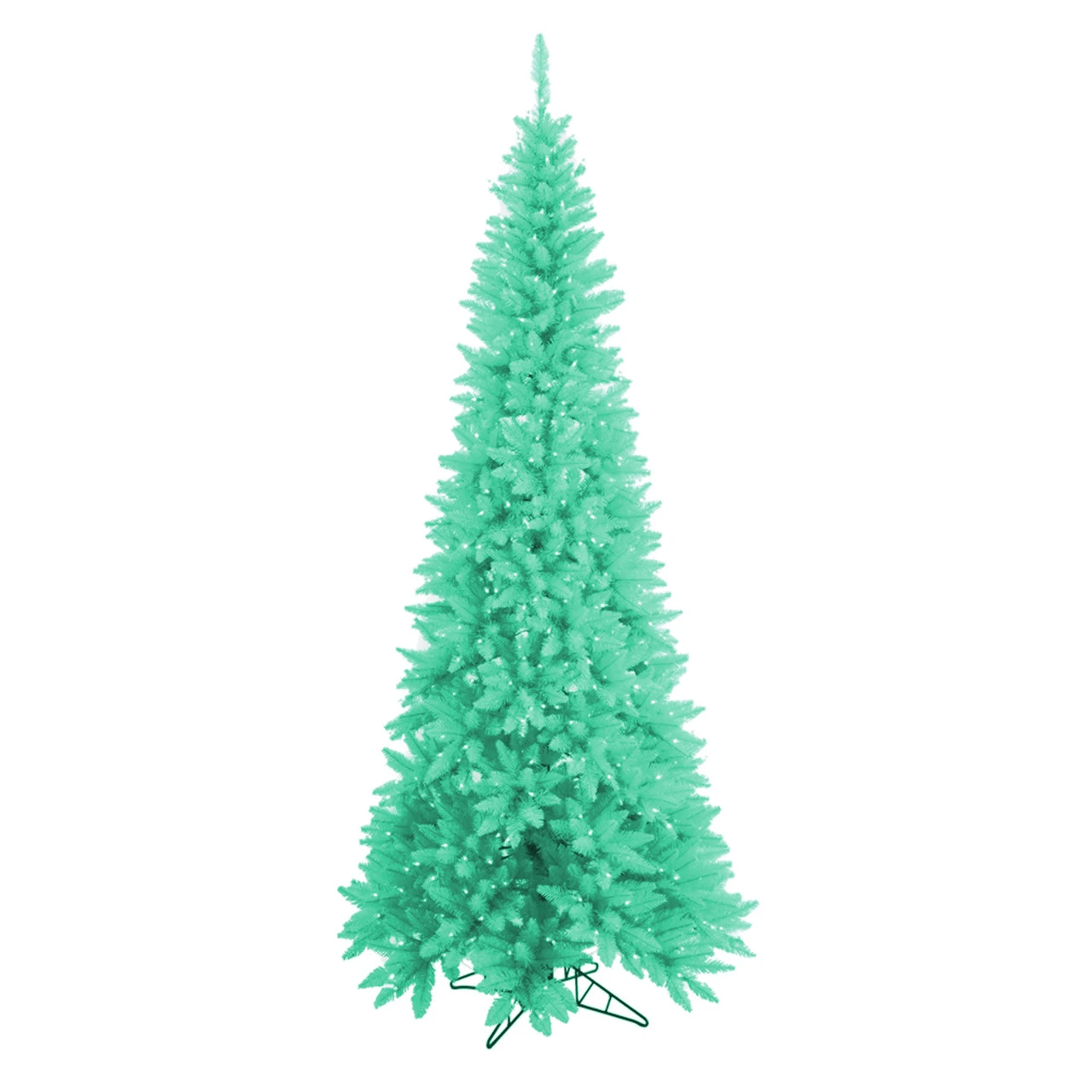 9' Pre-Lit Slim Seafoam Green Ashley Spruce Christmas Tree - Clear And Green Lights 3 9' Pre-Lit Slim Seafoam Green Ashley Spruce Christmas Tree - Clear And Green Lights