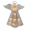 Kurt Adler 9.75" Lighted Gold Capiz Angel Trumpeter Christmas Tree Topper - Clear Lights -Northlight Shop ksa ul0340 40885.1588406511