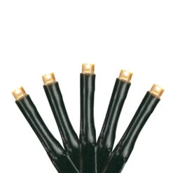 171 Warm White LED 8-Function Twinkle Christmas Lights - 17 Ft Green Wire