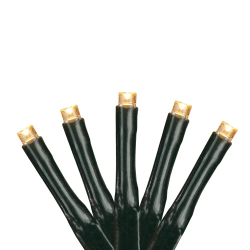 126 Warm White LED 8-Function Twinkle Christmas Lights - 17 Ft Green Wire 3 126 Warm White LED 8-Function Twinkle Christmas Lights - 17 Ft Green Wire