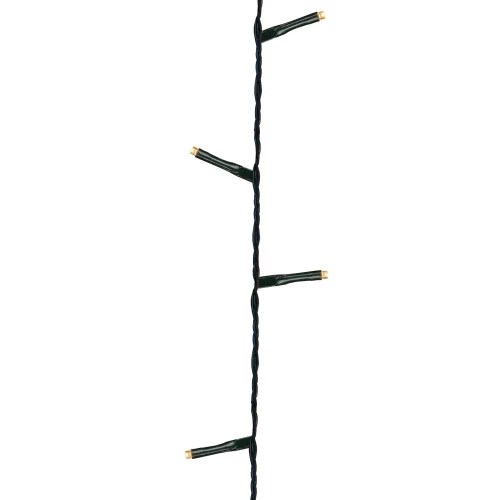 126 Warm White LED 8-Function Twinkle Christmas Lights - 17 Ft Green Wire 4 126 Warm White LED 8-Function Twinkle Christmas Lights - 17 Ft Green Wire - Image 2