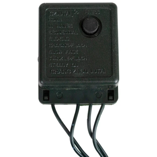 126 Warm White LED 8-Function Twinkle Christmas Lights - 17 Ft Green Wire 6 126 Warm White LED 8-Function Twinkle Christmas Lights - 17 Ft Green Wire - Image 4