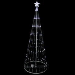 Northlight 9' Pure White LED Light Show Cone Christmas Tree Lighted Yard Art Decoration -Northlight Shop lbinternational 03586 2 82761.1588349742