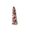 Melrose 1.5' Red And White Pine Cone Topiary Christmas Tree - Unlit -Northlight Shop melrose2045382 1 00991.1588403130