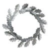 Melrose Silver Galvanized Holly Leaf And Berry Artificial Christmas Wreath - 18-Inch, Unlit -Northlight Shop melrose 73296 24617.1588362093