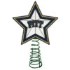 10" Lighted Blue And White Star NCAA Pittsburgh Panthers Christmas Tree Topper