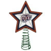 10" Lighted Red And White Star NCAA UTEP Miners Christmas Tree Topper -Northlight Shop memc col tep 690 72782.1588400762