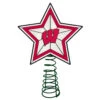 10" Lighted Red And White Star NCAA Wisconsin Badgers Christmas Tree Topper
