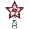 10" Lighted Red And Black Star NFL Tampa Bay Buccaneers Christmas Tree Topper -Northlight Shop memc nfl tbb 690 07783.1588398577