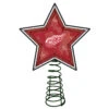 10" Lighted Red And White Star NHL Detroit Red Wings Mosaic Christmas Tree Topper -Northlight Shop memc nhl drw 2303 93982.1588398621