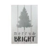20" Gray And Black Rectangular Christmas Wall Hanging -Northlight Shop midwest 158169 46961.1588371092