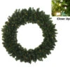 Pre-Lit Canadian Pine Artificial Christmas Wreath - 36-Inch, Clear Lights