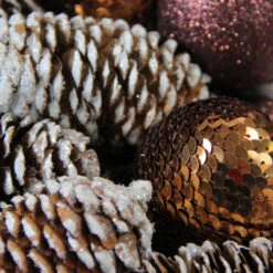 Frosted Pine Cone And Ball Ornament Artificial Christmas Wreath - 21-Inch, Unlit -Northlight Shop mtpqjd6d5enibffzdwzij7tbzvcayfxl 29171.1588355270