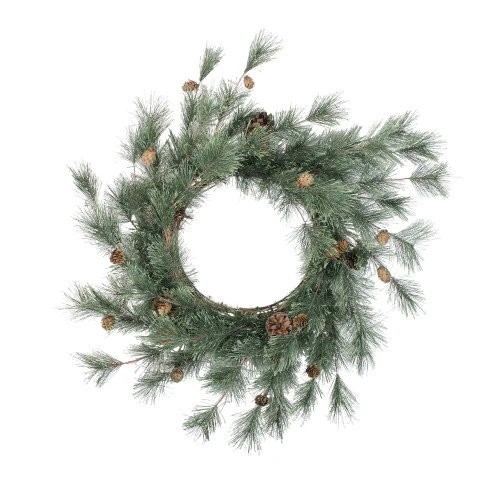 Mixed Pine Cones Artificial Christmas Wreath - 26-Inch, Unlit 3 Mixed Pine Cones Artificial Christmas Wreath - 26-Inch, Unlit