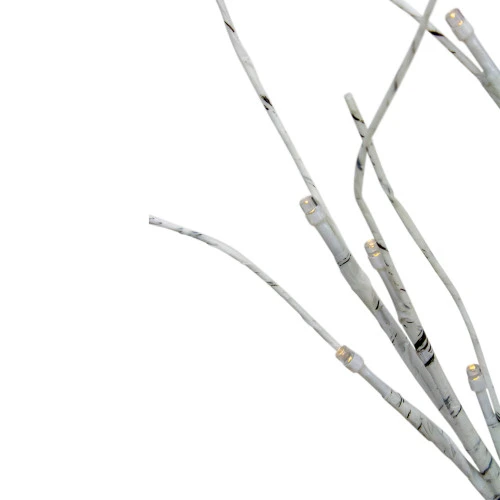 Northlight 4' LED Lighted White Twig Tree Cluster Outdoor Christmas Yard Art Decoration - 15-11350E-4 6 Northlight 4' LED Lighted White Twig Tree Cluster Outdoor Christmas Yard Art Decoration - 15-11350E-4 - Image 4