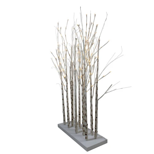 Northlight 4' LED Lighted White Twig Tree Cluster Outdoor Christmas Yard Art Decoration - 15-11350E-4 7 Northlight 4' LED Lighted White Twig Tree Cluster Outdoor Christmas Yard Art Decoration - 15-11350E-4 - Image 5