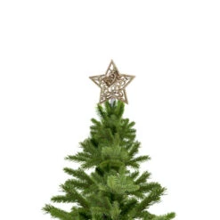 Northlight 10" Lighted Brown Star With Cut-Out Design Christmas Tree Topper - Clear Lights -Northlight Shop northlight20ha87093b 57394.1665433006