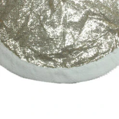 Northlight 47" Gold And White Round High Pile Fleece Border Christmas Tree Skirt 7 Northlight 47" Gold And White Round High Pile Fleece Border Christmas Tree Skirt -Northlight Shop northlight20nl01808b 63888.1638633105