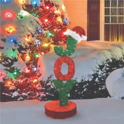 Northlight 43.5" Rotating Red And Green Lighted "JOY" Sign Outdoor Christmas Decoration -Northlight Shop northlight20pw2016002 l2d 41639.1588415645