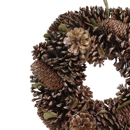 Northlight Brown Assorted Pine Cone Wooden Christmas Wreath - 13-Inch, Unlit 5 Northlight Brown Assorted Pine Cone Wooden Christmas Wreath - 13-Inch, Unlit - Image 3