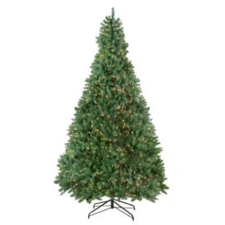 Northlight 9.5' Pre-Lit Full Buffalo Fir Artificial Christmas Tree - Clear Lights