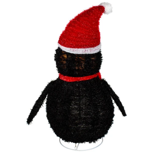 Northlight 32" Lighted White And Red Penguin Outdoor Christmas Decoration 6 Northlight 32" Lighted White And Red Penguin Outdoor Christmas Decoration - Image 4