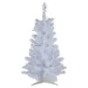 Northlight 3' Pre-Lit White Pine Slim Artificial Christmas Tree - Blue Lights 1 Northlight 3' Pre-Lit White Pine Slim Artificial Christmas Tree - Blue Lights -Northlight Shop northlight b03898 41610.1665611926