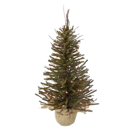 Northlight 2.5' Pre-Lit Warsaw Two-Tone Twig Artificial Christmas Tree - Clear Lights 3 Northlight 2.5' Pre-Lit Warsaw Two-Tone Twig Artificial Christmas Tree - Clear Lights